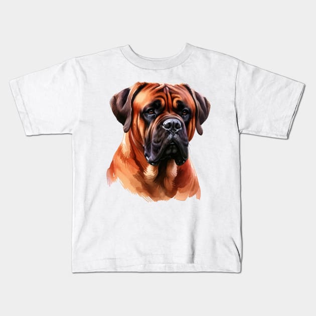 Anatolian Shepherd Watercolor - Beautiful Dog Kids T-Shirt by Edd Paint Something